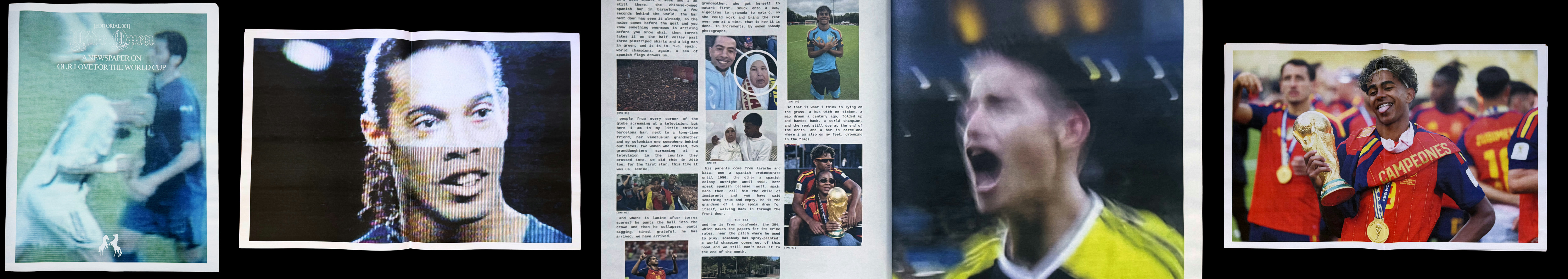 Wide Open Editorial 001 — cover and spreads